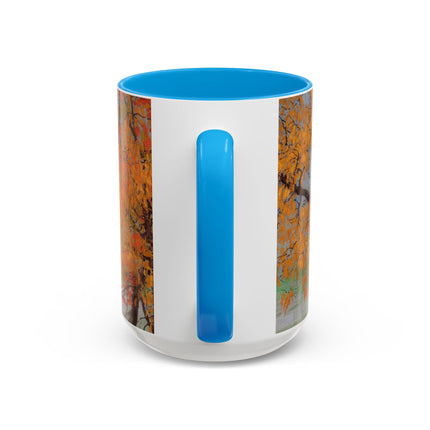 Autumn leaves by Edward Okuń Colorful Mugs (11oz, 15oz)
