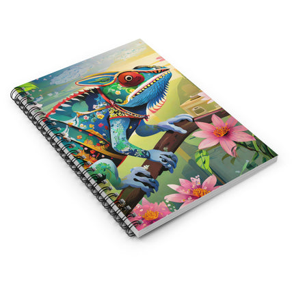 Camouflage Chameleon Spiral Notebook - Ruled Line
