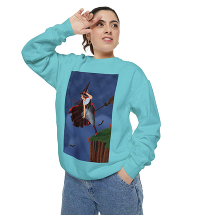 The Enchanted Witch Unisex Garment-Dyed Sweatshirt