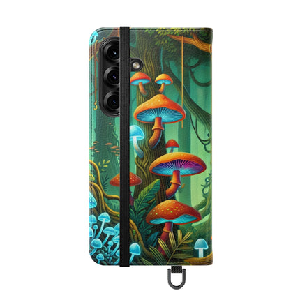 🐅🌿 Silent Stripes Flip Case – Stealth, Grace & Enchanted Forest
