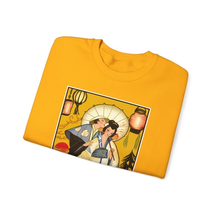 Golden Embrace Heavy Blend™ Crewneck Sweatshirt
