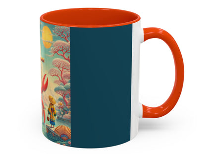 The Celestial Crab Navigator Colorful Mugs (11oz, 15oz)