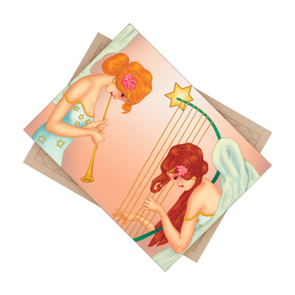 Heavenly Angel Duet Ceramic Tile