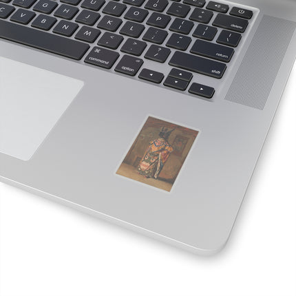 A Buddhist lama at a feast at Pemionchi Monastery by Vasily Vereshchagin Kiss-Cut Stickers (4 Sizes)