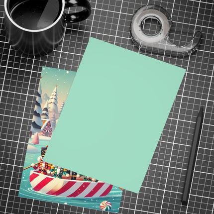 Nutcracker Candy-Striped Adventure Postcard Bundles (envelopes included)