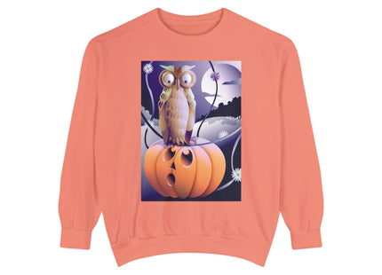 The Startled Pumpkin Unisex Garment-Dyed Sweatshirt