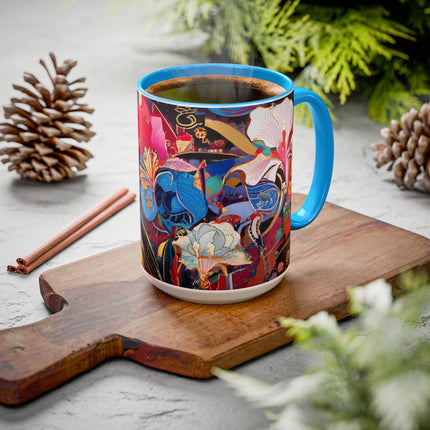 Ethereal Irises Colorful Mugs (11oz, 15oz)