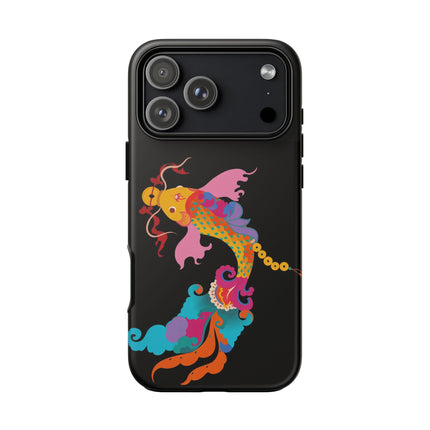Golden Koi Phone Case – Lucky Swim & Vibrant Fortune
