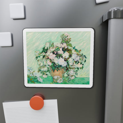 Roses by Vincent Van Gogh Die-Cut Magnets (5 Sizes)