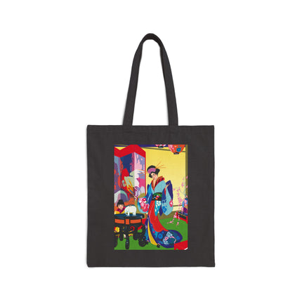 A Timeless Journey by Umberto Brunelleschi Cotton Canvas Tote Bag