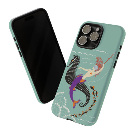 Mermaid on Seahorse Phone Case – Mythic Ocean Grace