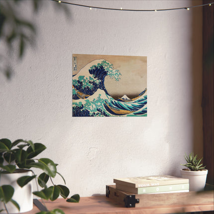 The Great Wave off Kanagawa by Katsushika Hokusai Matte Horizontal Posters