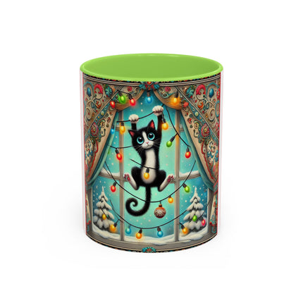 Mischief in Tinselland Colorful Mugs (11oz, 15oz)