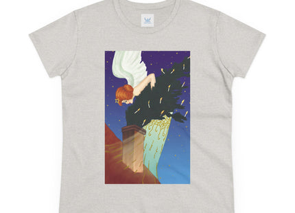 The Christmas Angel Women's Midweight Cotton Tee