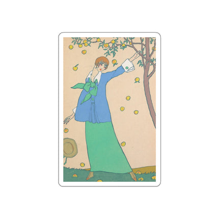 Le Verger by Georges Lepape Die-Cut Stickers (5 Sizes)