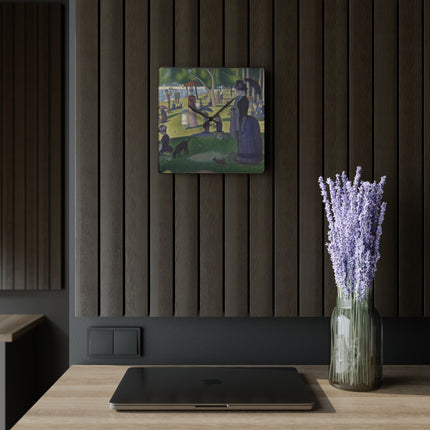 A Sunday on La Grande Jatte by Georges Seurat Acrylic Wall Clock