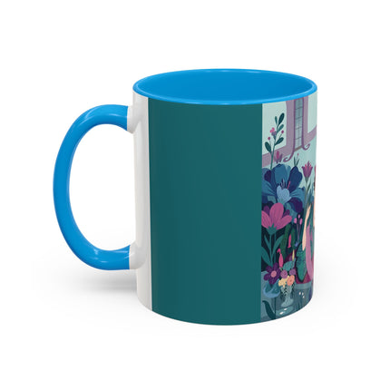The Ladies Of The Secret Masquerade Colorful Mugs – Art Deco Floral Mystery