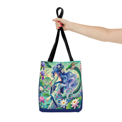Fairy of the Koi Pond Tote Bag – Mystical Harmony & Pond Enchantment