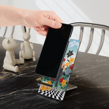 🌹👗 The Lady And Her Little Companion Mobile Display Stand – Art Deco Floral Elegance