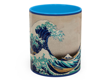 The Great Wave off Kanagawa by Katsushika Hokusai Colorful Mugs (11oz, 15oz)