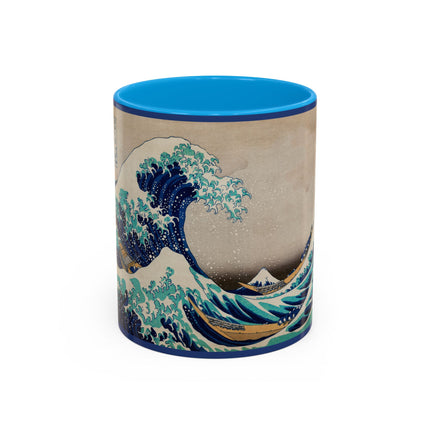 The Great Wave off Kanagawa by Katsushika Hokusai Colorful Mugs (11oz, 15oz)