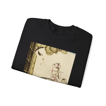 Sur talons rouges (On Red Heels) pl 02 by Gerda Wegener Heavy Blend™ Crewneck Sweatshirt
