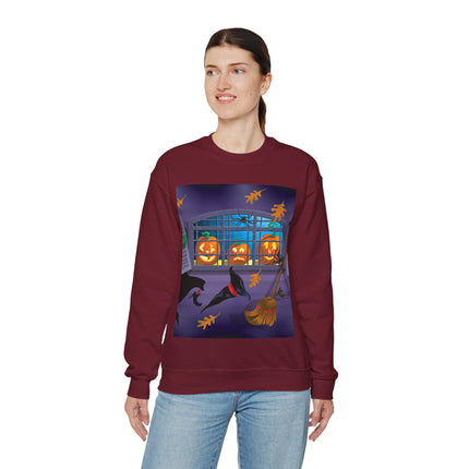 Whimsical Halloween Mischief Unisex Heavy Blend™ Crewneck Sweatshirt
