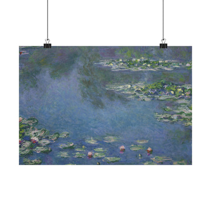 Water Lilies by Claude Monet Matte Horizontal Posters