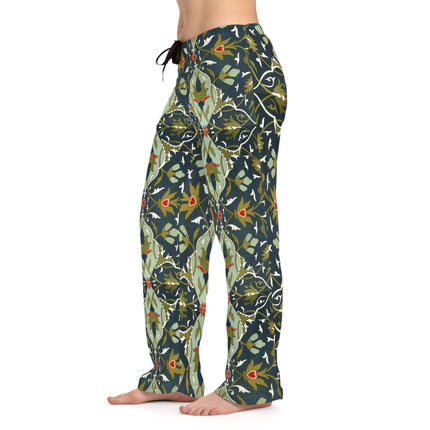 Ornamental Tiles (Pl. 10) from the Afghan Boundary Commission Women's Pajama Pants (AOP)