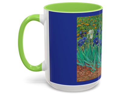 Irises by Vincent Van Gogh Colorful Mugs (11oz, 15oz)