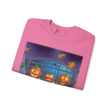 Whimsical Halloween Mischief Unisex Heavy Blend™ Crewneck Sweatshirt