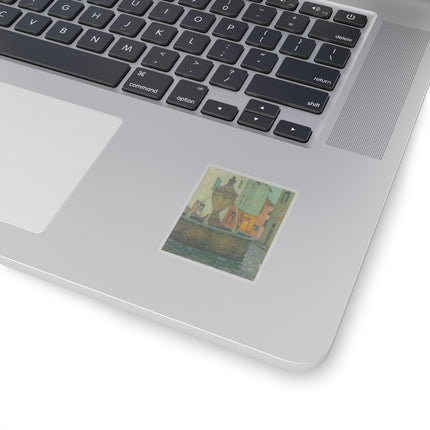 La Fontaine, Saint-Paul De Vence by Henri Le Sidaner Kiss-Cut Stickers (4 Sizes)