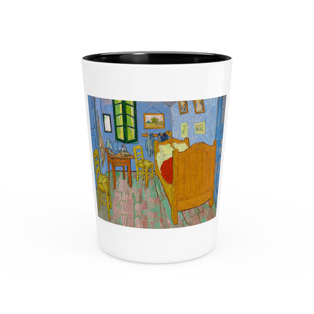 The Bedroom by Vincent Van Gogh Ceramic Shot Glass