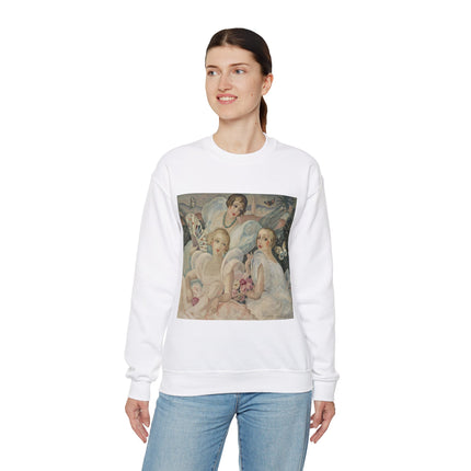 Les Femmes Fatales by Gerda Wegener Heavy Blend™ Crewneck Sweatshirt