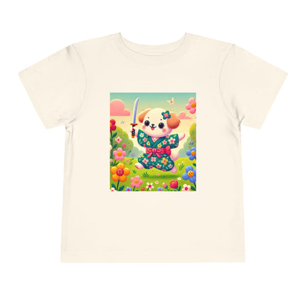 Blossom Pup’s Joyful Journey Toddler Short Sleeve Tee