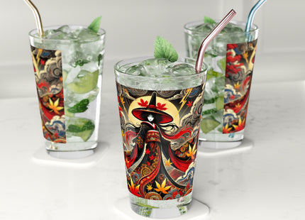 Kabuki Witch Glass, 16oz