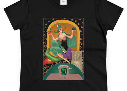 May & Emerald (from the Gem Series) by Sofia Chiostri Women's Midweight Cotton Tee
