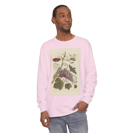Botanical Pl.49 by Maria Sibylla Garment-dyed Long Sleeve T-Shirt