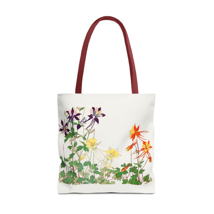 Aquilegia Flower by Tanigami Kônan Tote Bag (AOP)