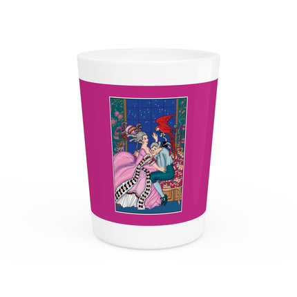 The Jealous Parrot by George Barbier Ceramic Shot Glass