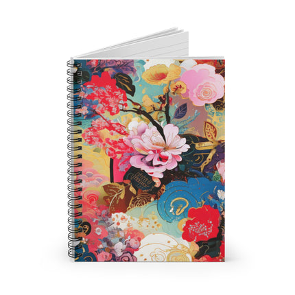 Ethereal Irises Spiral Notebook - Ruled Line