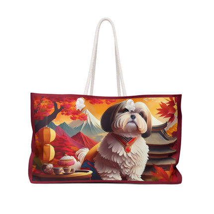 Shih Tzu Tea Ceremony Weekender Bag