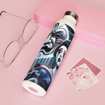 Geisha’s Black Ink Tears Slim Water Bottle