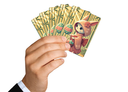 Geisha Kitten’s Easter Playing Cards