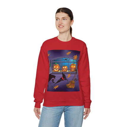 Whimsical Halloween Mischief Unisex Heavy Blend™ Crewneck Sweatshirt