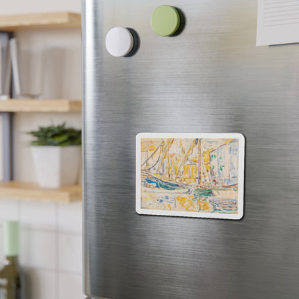 Saint-Tropez by Paul Signac Die-Cut Magnets (4 Sizes)