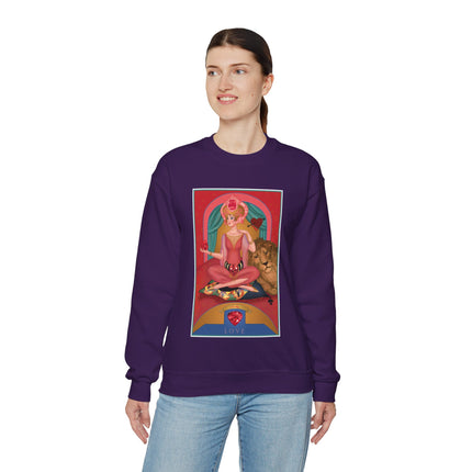 July & Ruby (from the Gem Series) by Sofia Chiostri Heavy Blend™ Crewneck Sweatshirt