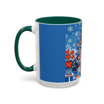 🎋❄️ The Winter Lantern Celebration Colorful Mug – Elegant Asian Christmas Fantasy