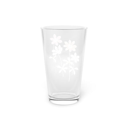 Anemone Flowers Glass, 16oz