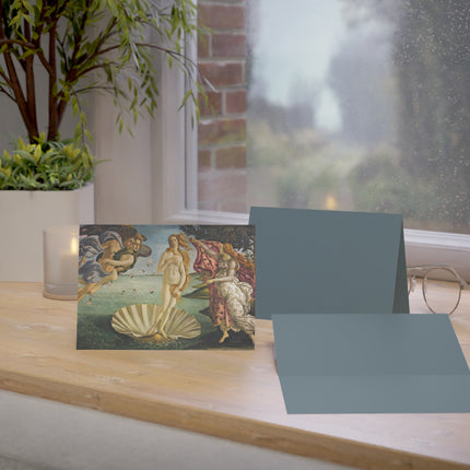 Birth of Venus by Sandro Botticelli Greeting Cards (1, 10, 30, and 50pcs)